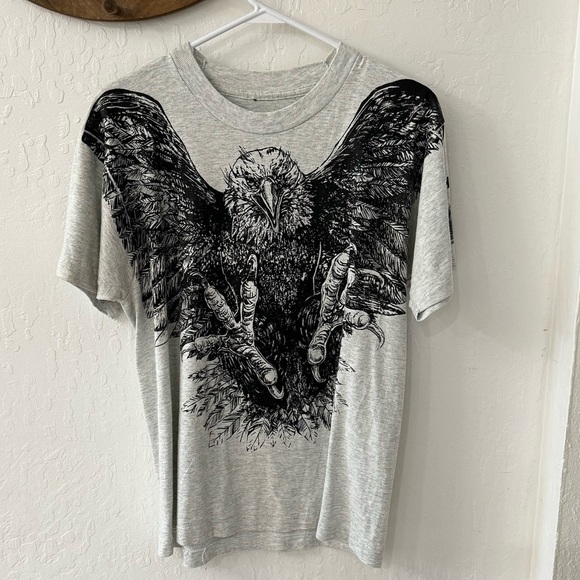 Other - Vintage 80s/90s Bald Eagle Big Graphic The Wall Washington DC L